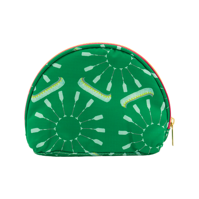 Emerald Canoe Puffy Half Moon Pouch