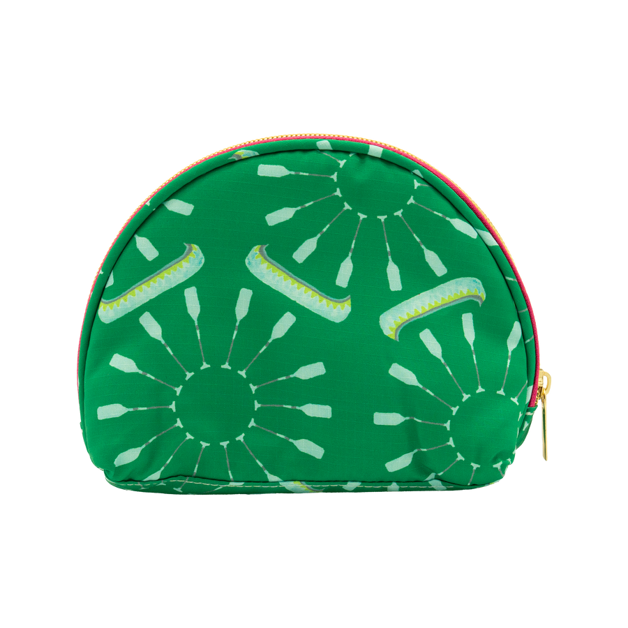 Emerald Canoe Puffy Half Moon Pouch