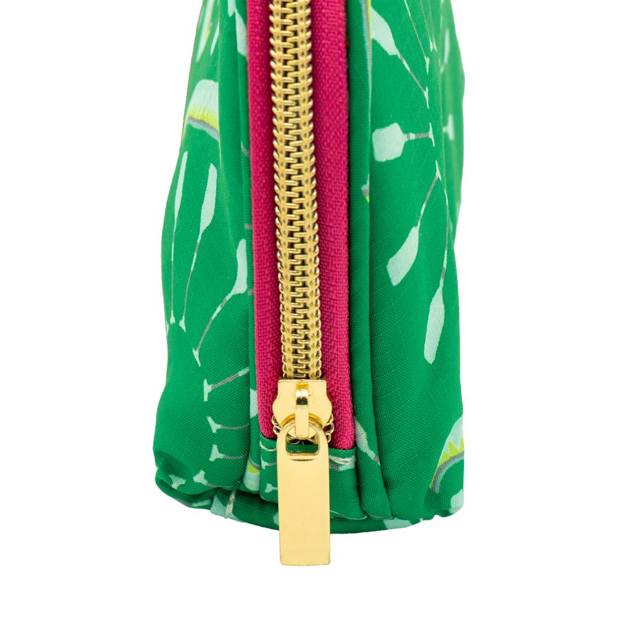 Emerald Canoe Puffy Half Moon Pouch