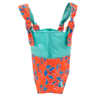 Coral Cherries Jubilee/Aqua Outside Bag