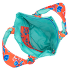 Coral Cherries Jubilee/Aqua Outside Bag