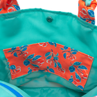 Coral Cherries Jubilee/Aqua Outside Bag