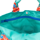 Coral Cherries Jubilee/Aqua Outside Bag