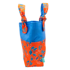 Coral Cherries Jubilee/Blue Outside Bag
