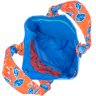 Coral Cherries Jubilee/Blue Outside Bag