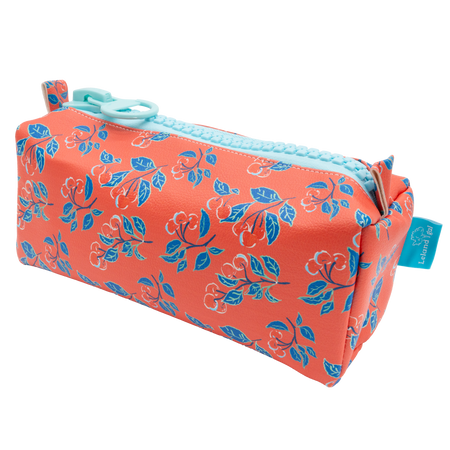 Coral Cherries Jubilee Eco-Leather Dopp