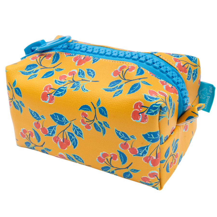 Mustard Cherries Jubilee Eco-Leather Sis Dopp