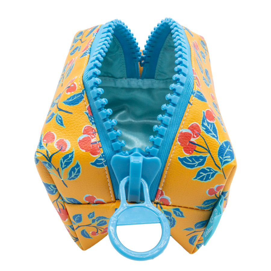 Mustard Cherries Jubilee Eco-Leather Sis Dopp