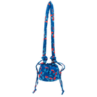Navy Cherries Jubilee Puffy Purse