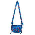Navy Cherries Jubilee Puffy Purse