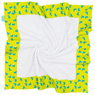 Citron Bimpy Bop with White Minky Baby Blankie