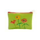 Citron Zinnias Moon Pouch Bag