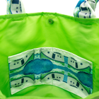 Clouds and Tugs/Lime Outside Bag