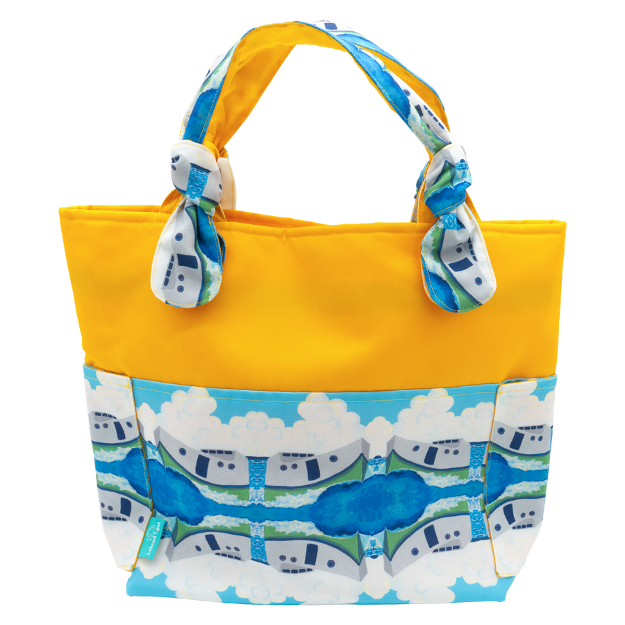 Clouds and Tugs/Yellow Outside Bag