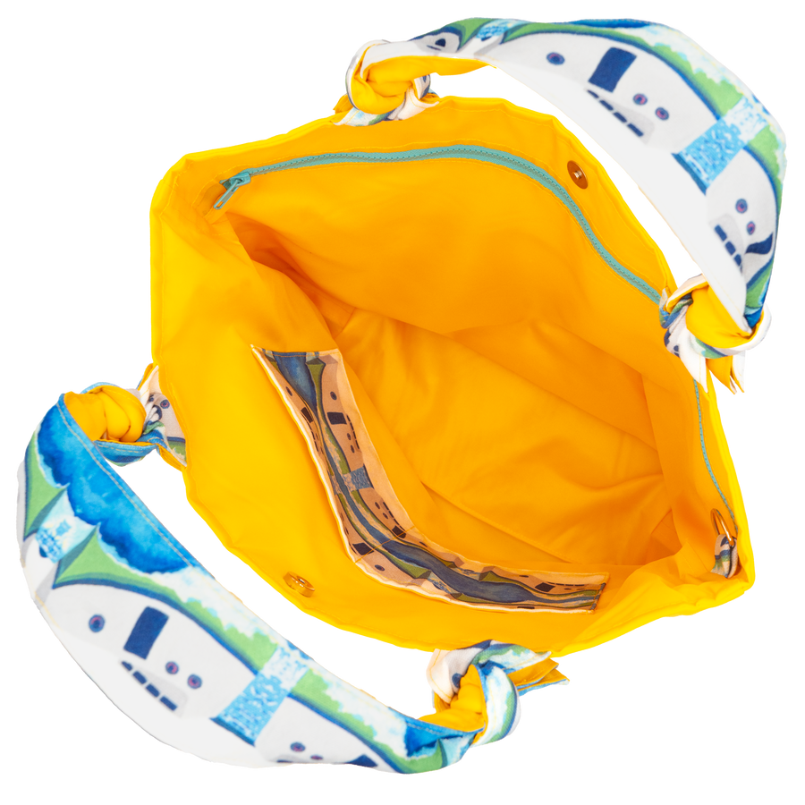 Clouds and Tugs/Yellow Outside Bag