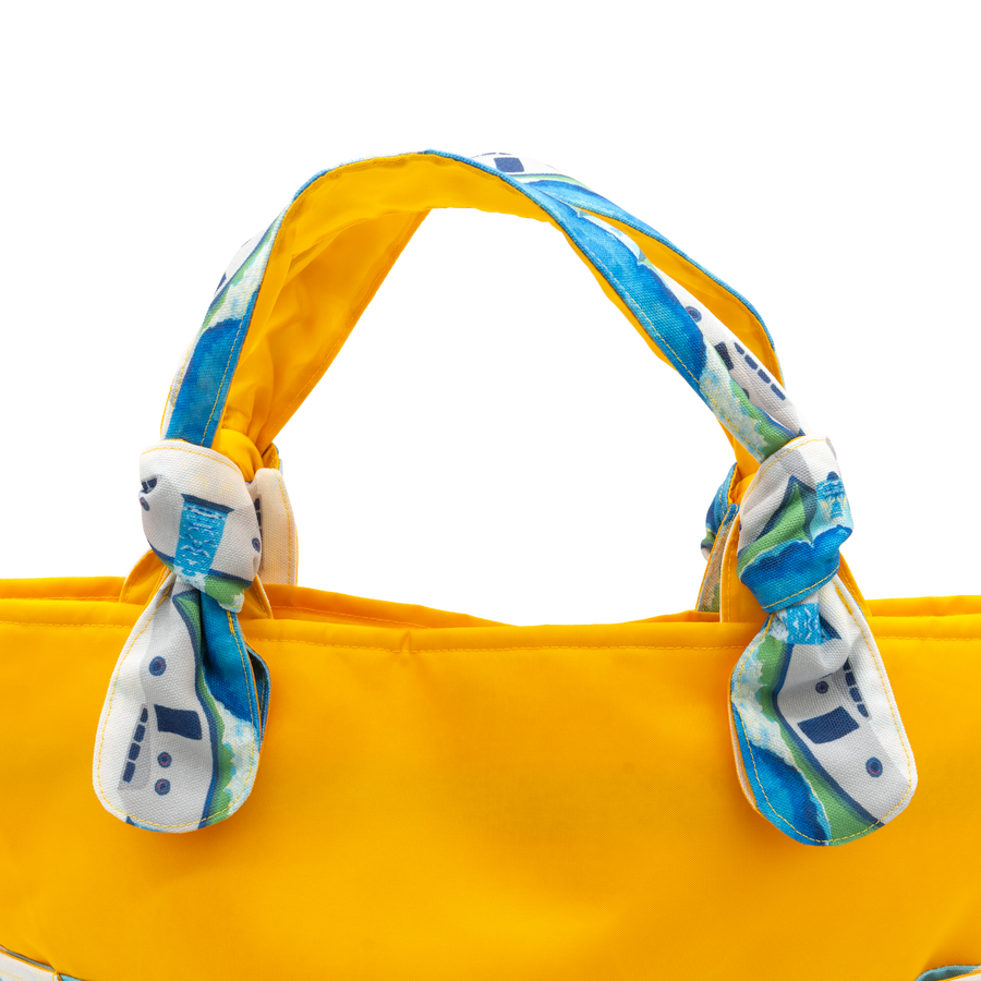 Clouds and Tugs/Yellow Outside Bag