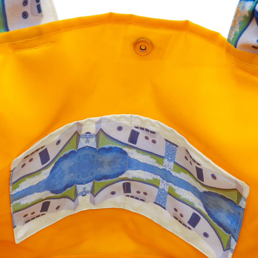 Clouds and Tugs/Yellow Outside Bag