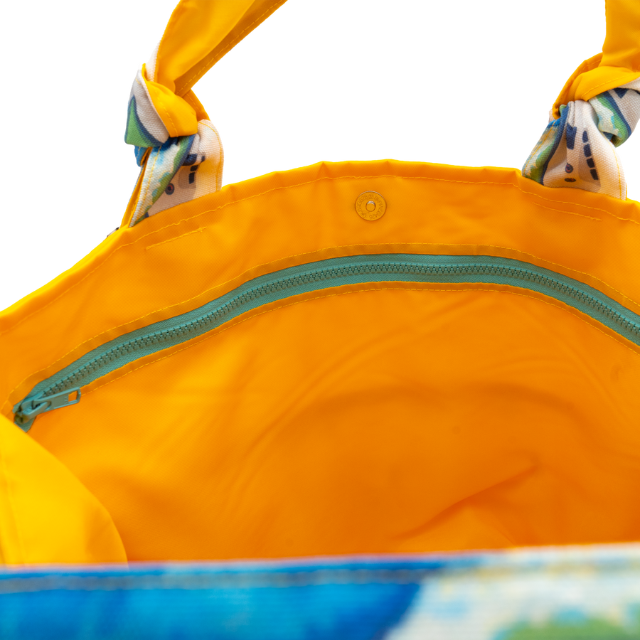 Clouds and Tugs/Yellow Outside Bag
