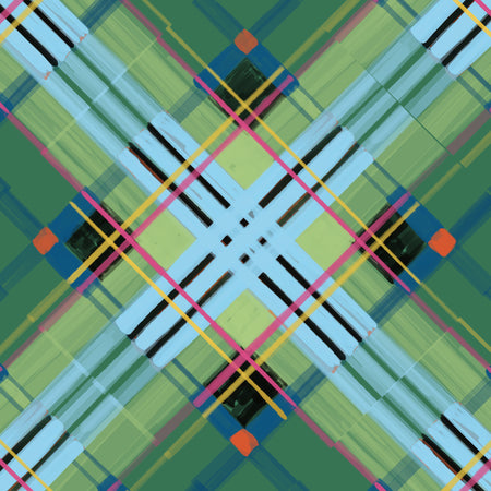Clover Plaid Fabric