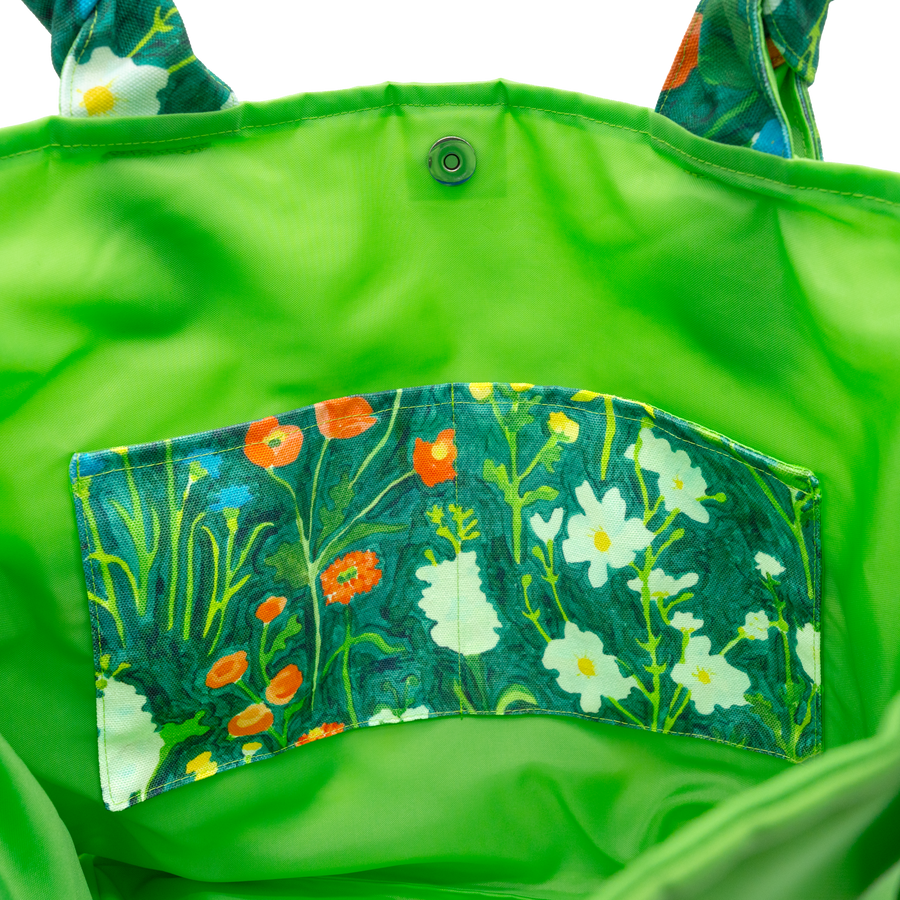 Cutting Garden/Lime Outside Bag