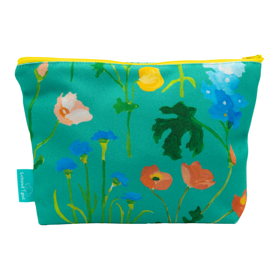Milk Glass Cutting Garden Ditty Bag