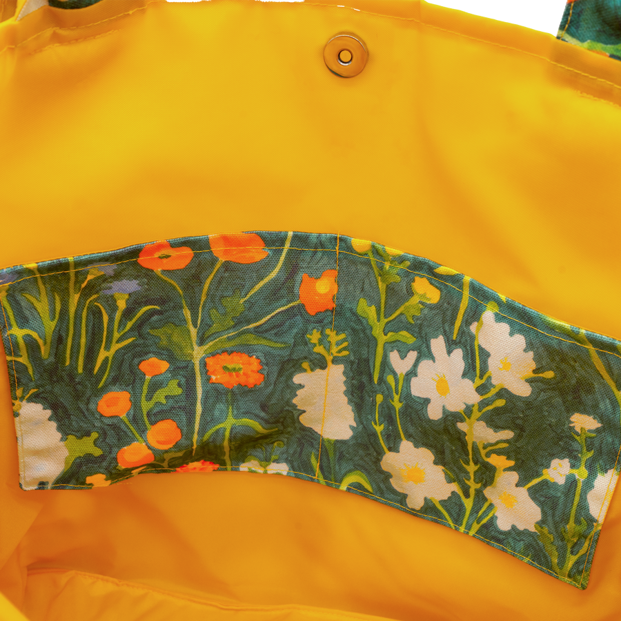 Cutting Garden/Yellow Outside Bag
