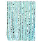 Cyan Birch Stripe Sherpa