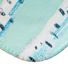 Cyan Birch Stripe Sherpa