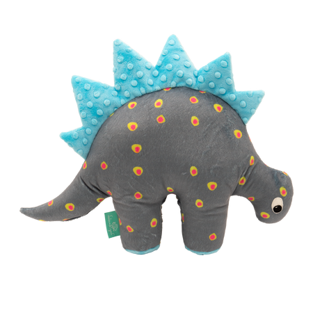 Dino Dad Lovey in Mineral Dots and Blue Fin