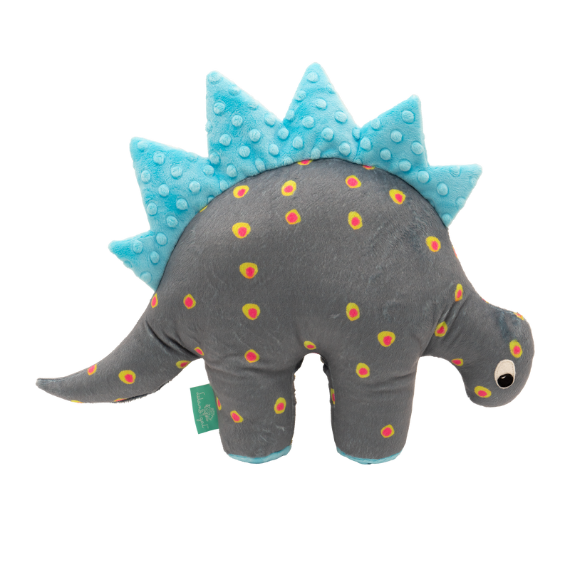 Dino Dad Lovey in Mineral Dots and Blue Fin