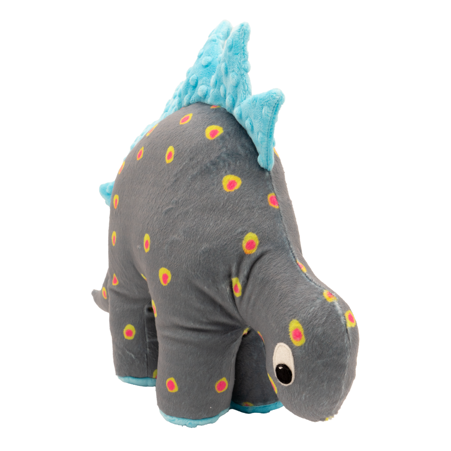 Dino Dad Lovey in Mineral Dots and Blue Fin