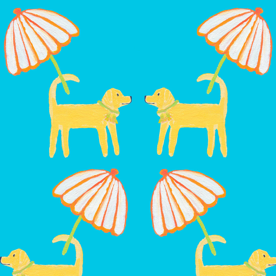 Surf Dog Days Afternoon Fabric
