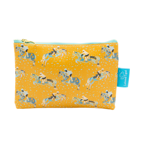 Mustard Done and Dusted Eco-Leather Stash Bag
