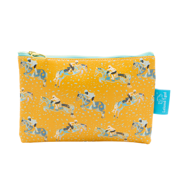Mustard Done and Dusted Eco-Leather Stash Bag