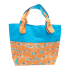 Soft Orange Done and Dusted/Light Blue Outside Bag