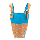 Soft Orange Done and Dusted/Light Blue Outside Bag