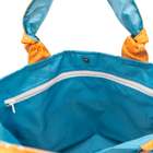 Soft Orange Done and Dusted/Light Blue Outside Bag