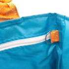 Soft Orange Done and Dusted/Light Blue Outside Bag