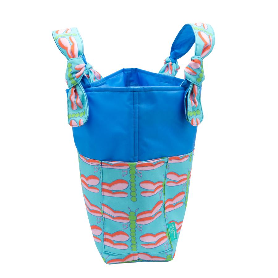 Waterfall Dragonflies/Blue Outside Bag