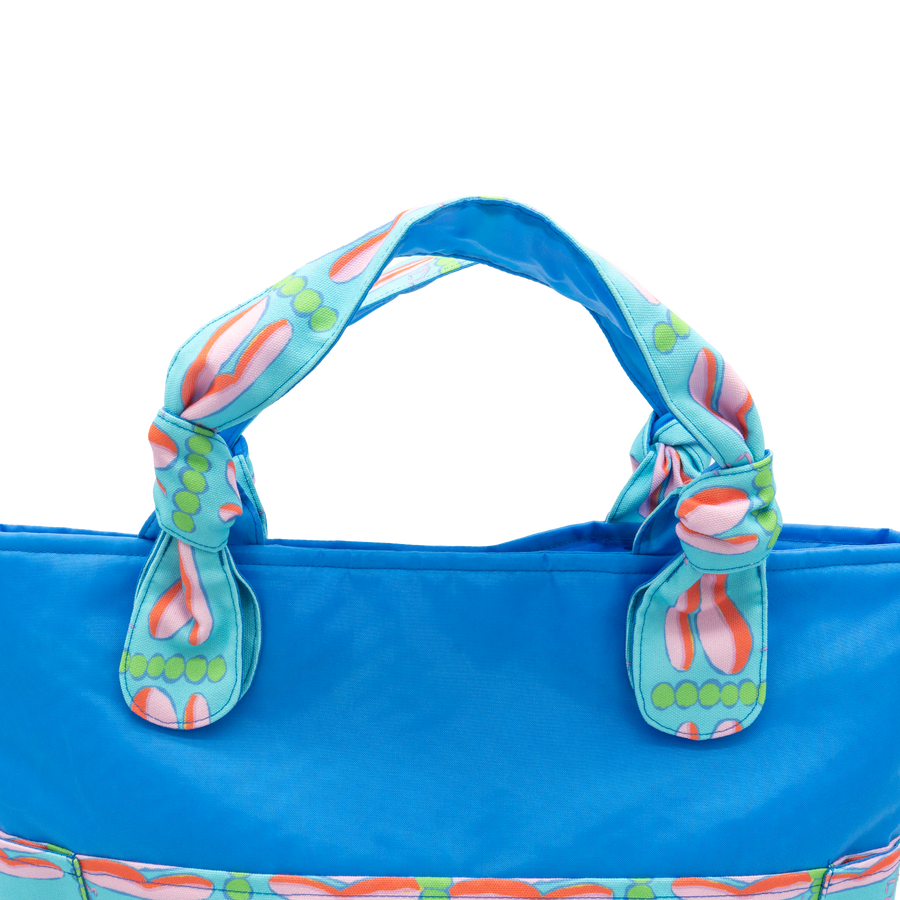 Waterfall Dragonflies/Blue Outside Bag