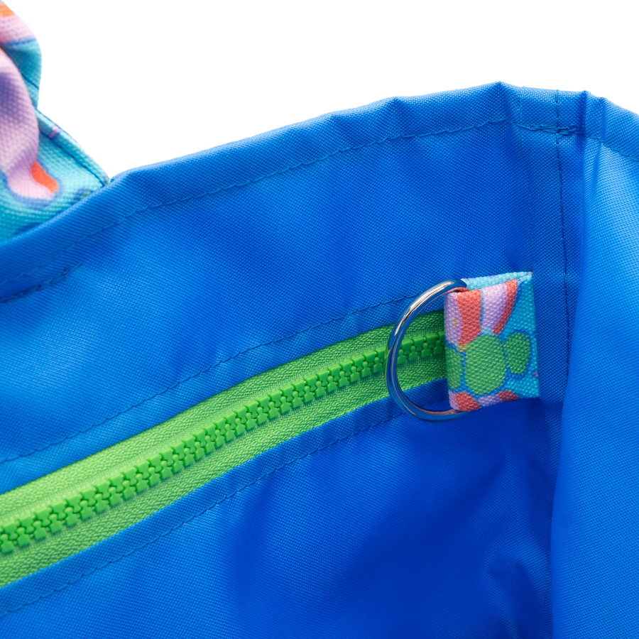 Waterfall Dragonflies/Blue Outside Bag