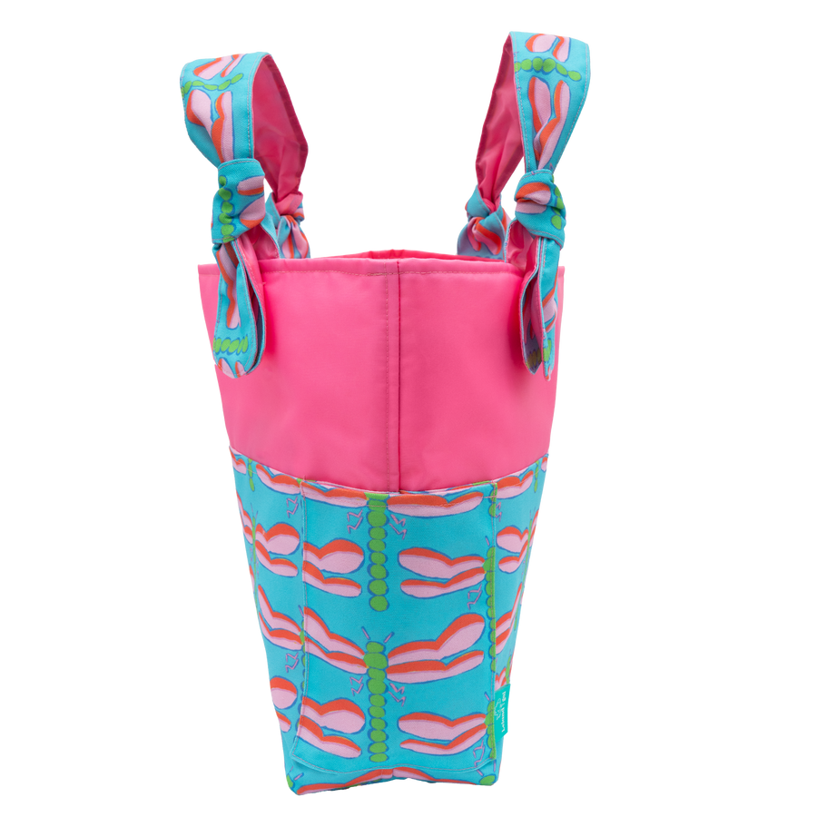 Waterfall Dragonflies/Pink Outside Bag