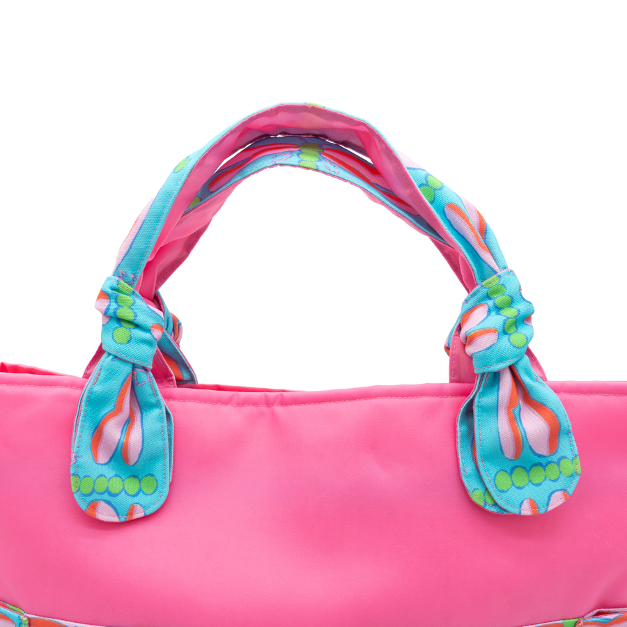 Waterfall Dragonflies/Pink Outside Bag