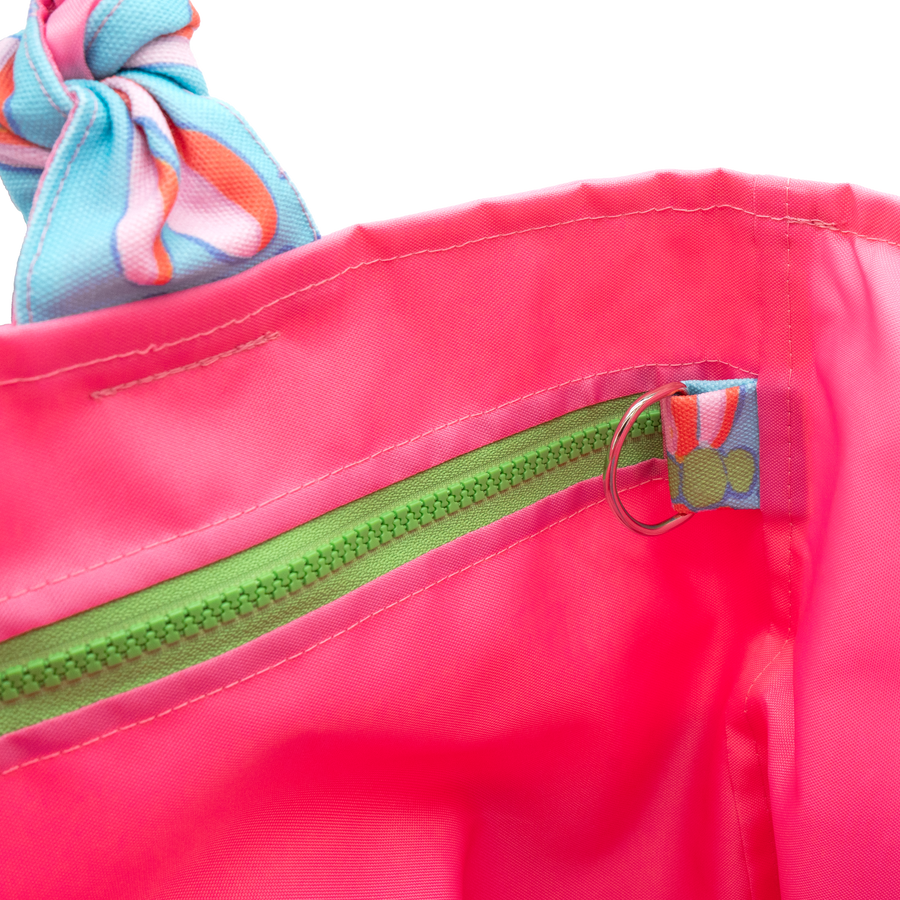 Waterfall Dragonflies/Pink Outside Bag