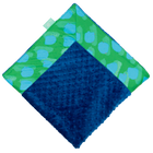 Emerald Together with Royal Minky Baby Blankie