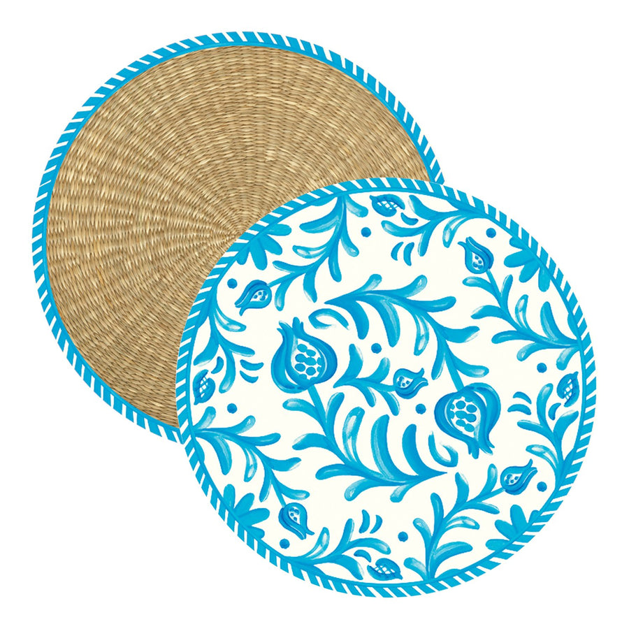 Siciliy Teal Place Mat Pak