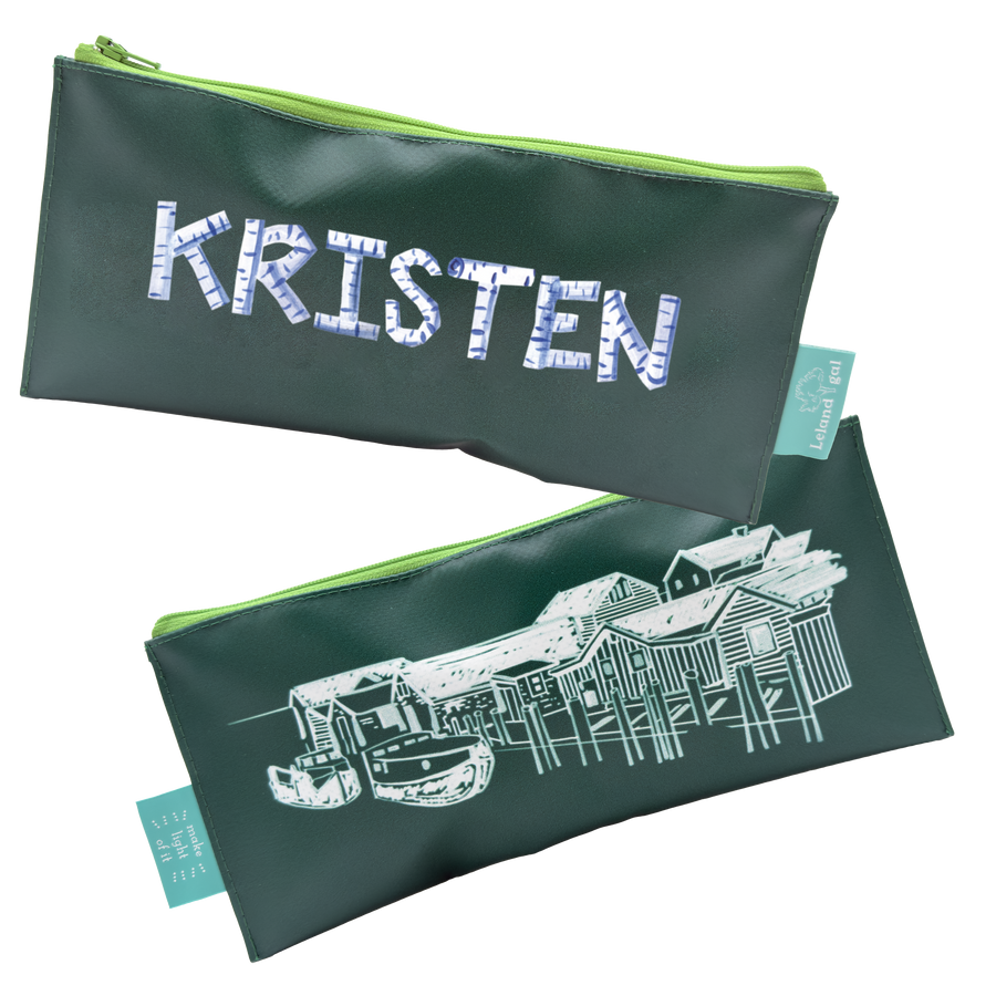 Meadow Fishtown Personalized Dew Drop Longshot Bag