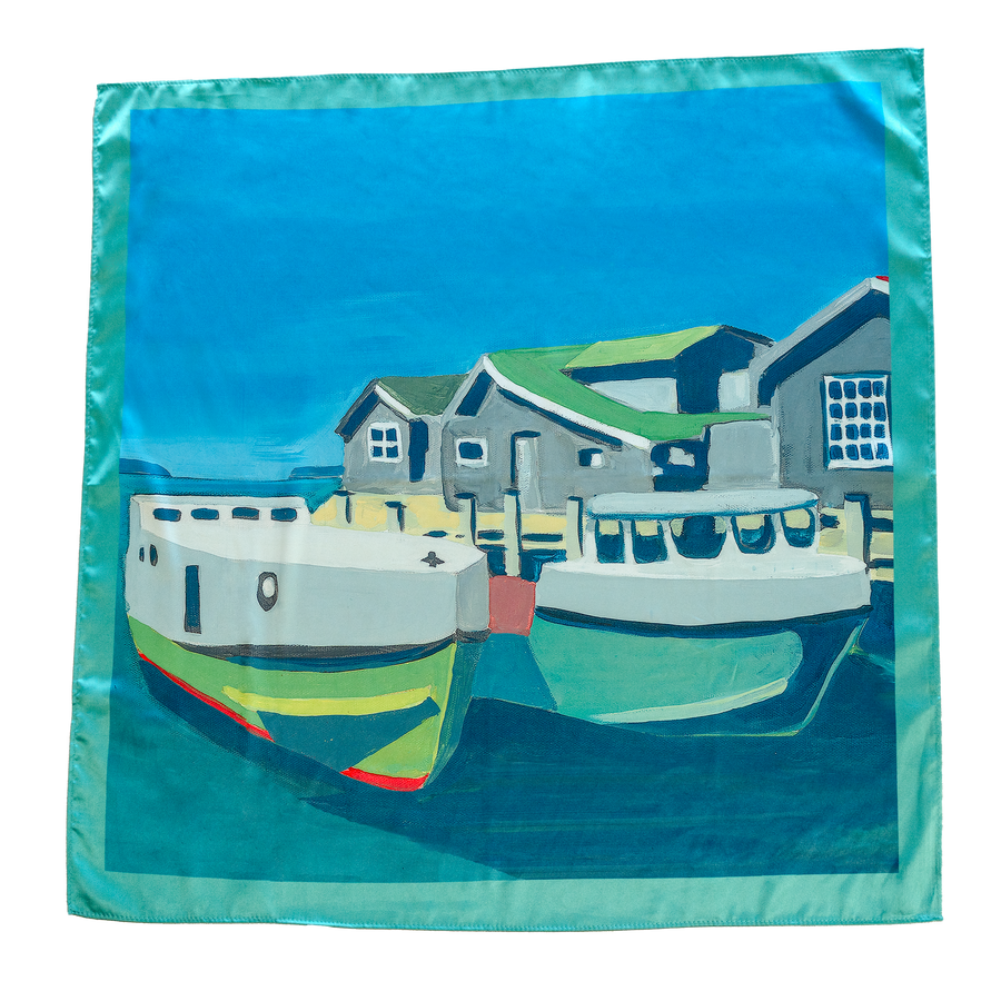 Fishtown Satin Scarf