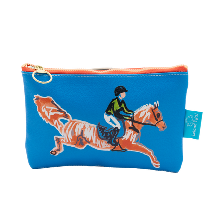 Cornflower Flight Eco-Leather Stash Bag