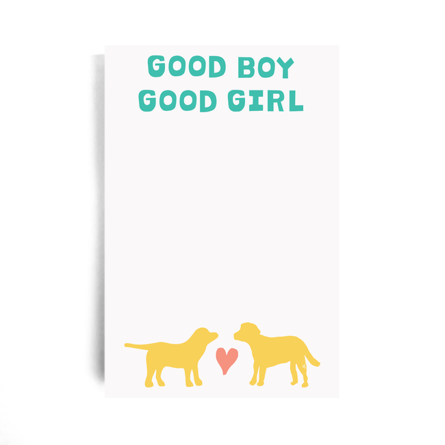 Good Boy Good Girl Notepad